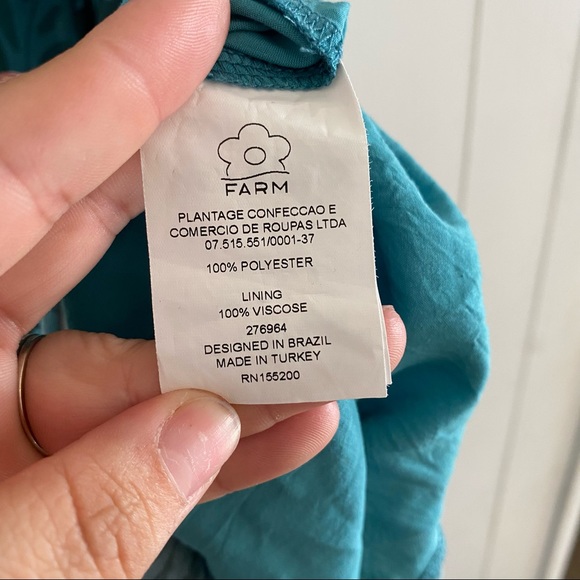 Anthro Farm Rio Ruffled Botanical Maxi Dress - Picture 7 of 7